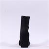 Miss Elastic Hilary Platform Ankle Boot - Black Suede